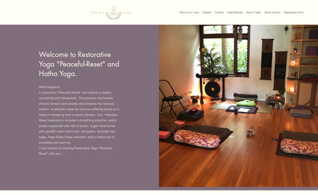 Yoginis Yoga Studio: Designing and building a Wix website for Hatha Yoga