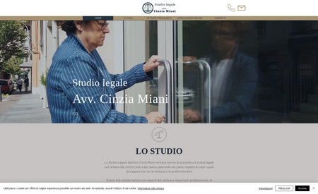 Studio legale Miani: Sito internet di uno Studio Legale sito in Como al quale realizziamo anche le campagne pubblicitarie di Google ADS
