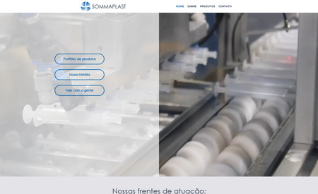 Sommaplast: Redesign da Marca e criação do website da Sommaplast, empresa de plásticos localizada em São Paulo.