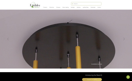 LindsleyLighting.com: A website for commercial-grade an award-winning architectural lighting manufacturer. It promotes their entire lighting line, and presents the detailed specifications, and downloadable documentation, required for ordering and specification.