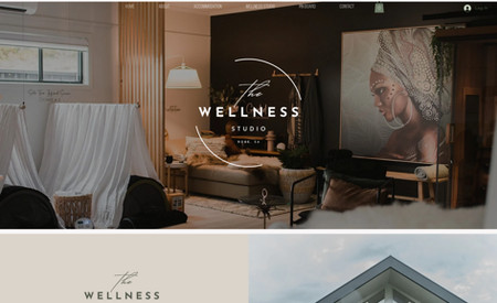 Room Of Health: Web design with galleries and online booking