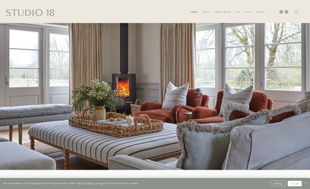 Studio 18 Interiors: Complete website redesign for Studio 18 Interiors | An Interior Design and Art Studio based in Wimbledon, London
