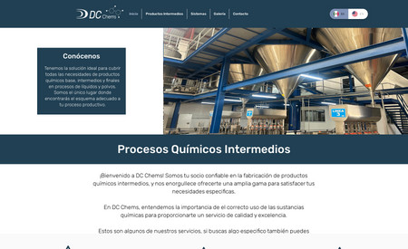 DC Chemicals: Industrial webpage for DC Chemicals that manufactures fertilizers, adherents, emulsificators and all kind of chemical manufacturing.
