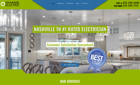 Shane Electric: Korbco Consulting Group, LLC. took on the exciting challenge of revamping Shane Electric, LLC.'s online presence by transforming its outdated website into a cutting-edge digital platform. The process began with a thorough assessment of Shane Electric's brand identity, services, and the specific needs of its clientele in Nashville, TN.

In the redesign phase, Korbco focused on creating a modern and dynamic website that showcased Shane Electric's expertise and provided a seamless user experience. The new design featured a contemporary layout, incorporating visually appealing graphics and straightforward navigation to guide visitors through the various electrical services offered.

Special attention was given to optimizing the website for performance and responsiveness. The result was a state-of-the-art, mobile-friendly website that catered to users accessing it from various devices. Korbco implemented user-friendly features such as intuitive menus, service pages, and a contact form to enhance user engagement.

The website was not only aesthetically pleasing but also functionally robust. Korbco integrated advanced functionalities, including a project portfolio showcase, a testimonials section, and an updated contact page with interactive maps for easy location identification.

Ensuring that the new website reflected Shane Electric's commitment to quality and professionalism, Korbco also incorporated elements that conveyed trust and reliability. Clear calls-to-action were strategically placed to guide visitors toward crucial conversion points, such as requesting a quote or contacting the company.

Throughout the process, Korbco collaborated closely with Shane Electric, LLC., ensuring the final product aligned with their vision and goals. Post-launch, ongoing support, and training were provided to empower Shane Electric's team to manage and update the website effortlessly.

The end result was a transformed online presence for Shane Electric, catapulting them from an outdated website to a dynamic, state-of-the-art platform that effectively showcased their electrical expertise to the Nashville community and beyond.