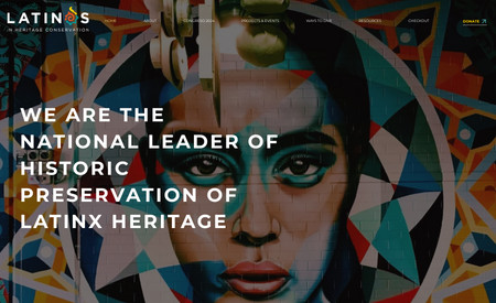 Latinos in Heritage Conservation: Website design & development