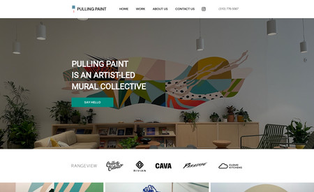 Pulling Paint Murals: I built this mobile responsive website for Pulling Paint Murals using Wix. Feel free to contact me if you need a great website for your business.