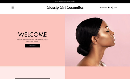 Glossip Girl Cosmetics: I work closely with the client to develop a site that's appealing to her customers. The site works really well with all screens such as mobile, tablets, and desktops.