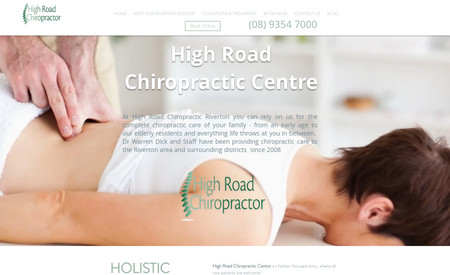 High Road Chiropractic Centre - Perth Australia: Website of a chiropractic centre based in Perth, Australia.