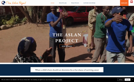 The Aslan Project: Re designed from an older version with the tremendous help of the website owner. We were a great team and created a beautiful site.