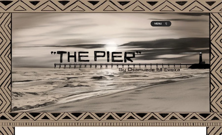 The Pier Movie: Website redesign featuring custom responsive borders
