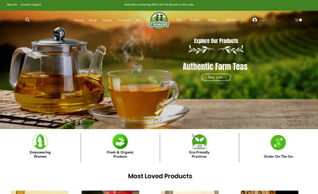 Madrasfarmers: Website for farming company 