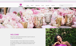 Shavon Events Shavon wanted a new look to her event planning web...