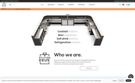 Station Deus: Realizzazione sito web e piano marketing digitale