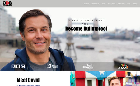 GoDavivdGG: David needed a website to showcase his personal brand, best-selling book, and professional coaching services.