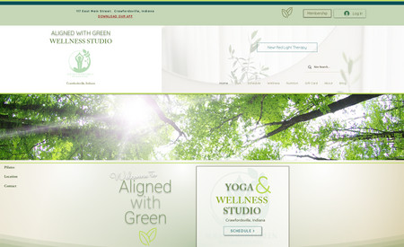 Awg Wellness Studio: Yoga Studio Website with booking. 
