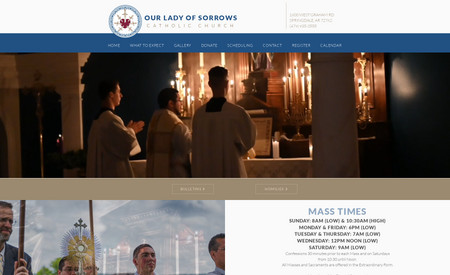 Our Lady of Sorrows NWA: Website for Catholic Church
