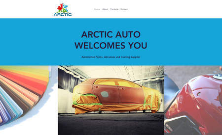 Arctic Auto: New Canadian business and website project showing automotive paints, auto body shop abrasives and coating supplier. This project includes recurring  advanced SEO with website edits to get found online, stay connected and remain current.
