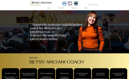 Betsyanciani: Sitio WEB para Coach