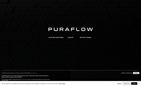 Puraflow Renewables: UI/UX | Branding | Content Creation | Graphic Design Support | On Page SEO