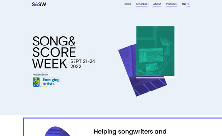 RBC Song & Score Week: Editor X, Multilingual, Accessible