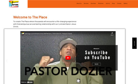 The Place TB: After having their website stolen from them when working with a malicious web developer, The Place TB (Tampa Bay) came to us to develop a BETTER (completely better) website that best reflects how much their church has grown since it's inception.
