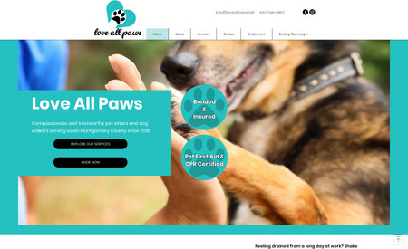Love All Paws LLC: Website Design