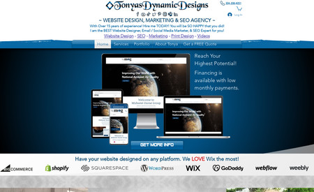 TonyasDynamicDesigns: Custom Website Design and SEO (Search Engine Optimization)