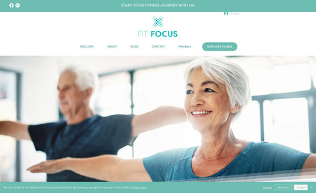 Fit Focus Fitness: Full Website Design 