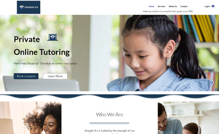 Straight A's: Straight A's provides online tutoring for students K-12 in various subjects.  They also offer language classes, for all ages, in English, Spanish, German, and French.