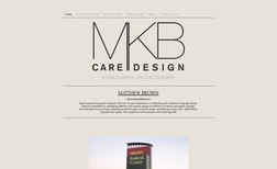 MKB Designs A portfolio website showcasing graphic design work...