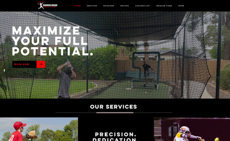 Channing Brown Baseball Academy: In this project we developed a conversion friendly and aesthetically pleasing website.