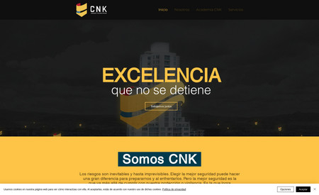 Cnk Seguridad: Diseño de sitio web para empresa de seguridad en Honduras