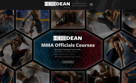 Herb Dean | Official: We work closely with Herb Dean and the MMA community on several projects.