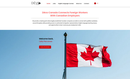 Dévo Canada: Full stack development of recruitment marketplace - job listings, profile search, candidate application submissions, recruiter membership paid subscriptions