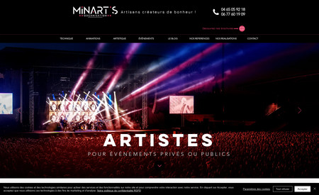 minartsprovence: Organisateur événementiel (spectacles et animations) sur Marseille et région PACA.