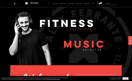 AXF | Fitness music: Costruzione del sito