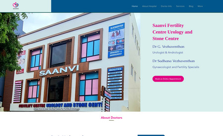 IVF & Gynaecologist Website: Complete design and development of website along with content development. 