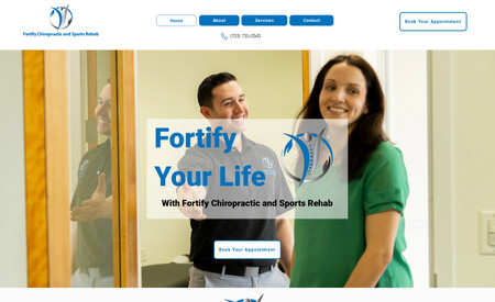Fortify Spine: Dr. Christopher Grivas's Chiropractic practice website. Third party integration services by the Jane app used for booking have been added. This site has all original visual content, including photography and videography services, adding to overall brand value. This site is optimized for Desktop and Mobile devices with clear CTAs and SEO implementation. Designed, photographed and filmed by Henry Patricy, owner of Anchor 52 Studios. 