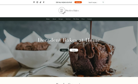 Priceless Bakes: Website Redesign  + SEO