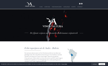 Vinos De Altura: Website + Foto's