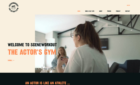 SceneWorkout: SceneWorkout are a Melbourne based team who have created an Acting Gym - a place for actor's to work together on refining their skills when they are between acting jobs! We did a full site redesign as part of their re-brand and are thrilled with the end result.