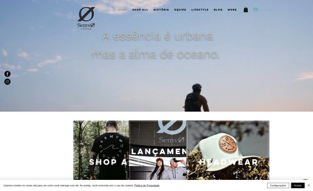 SemvØ Clothing: Criação de loja online + SEO