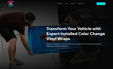 Simple Auto Styling: Custom Wix Studio website.