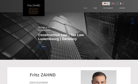 Construction Law Lux: Neuerstellung Website