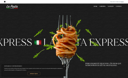 La Pasta: Italian fast food with some effects from velo.