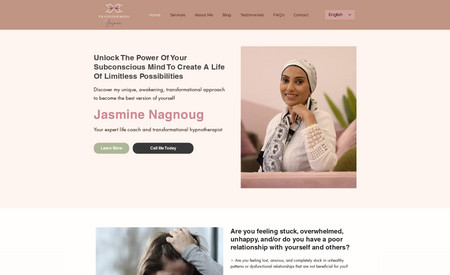 Transforming Therapi: I have done with.
01: Logo design.
02: Complete and sleek website design.
03: On Site SEO.
04: Connected website with google.
05: Added payment method.
06: A brand new design.
07: Added booking app. Contact forms etc.
08:Images as per them of website.
09:Videos as per theme of website.
10: very unique design.
11:Responsive design.