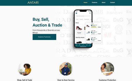 Antari: After designing the mobile app, our client has requested an info based website to support the investment funding process with their investors