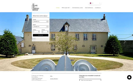 Le Relais du Château Bayeux: Site location gîte