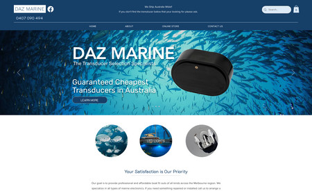Daz Marine: Website Makeover