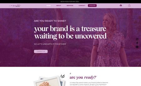 MissCreative: Full website, brand identity - this is my own website